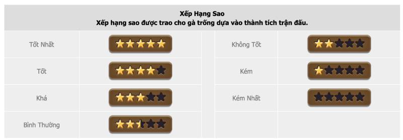 Chiến Thuật Cược Theo Xếp Hạng Sao
