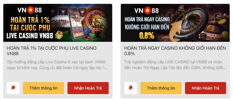 Hoàn trả Casino
